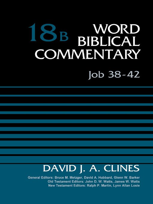 Title details for Job 38-42, Volume 18B by David J. A. Clines - Available